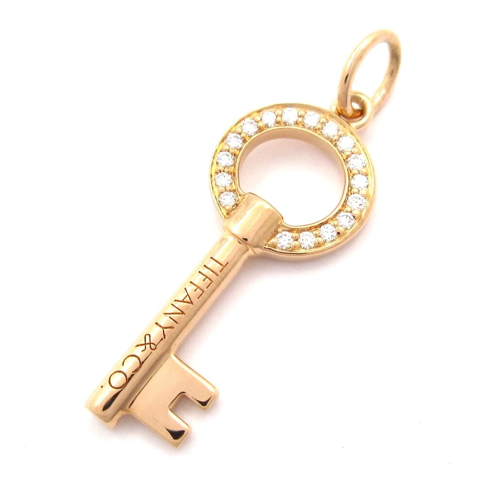 Tiffany & Co. Pendant Head 18K Yellow Gold Diamond